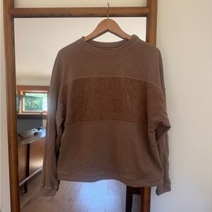 Climate Beneficial™ Cotton Reversible Sweatshirt - MUSHROOM / XS